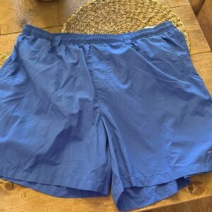 Men’s Columbia Blue PFG shorts